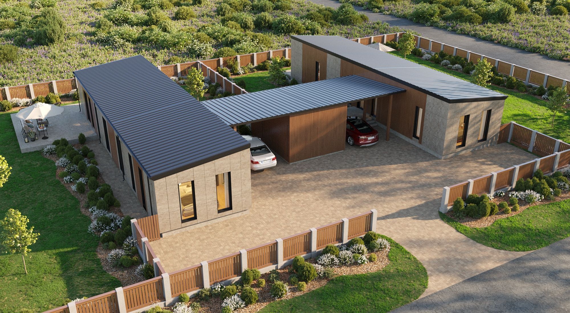 Twin modular home – The Houz new project